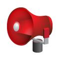 A megaphone.