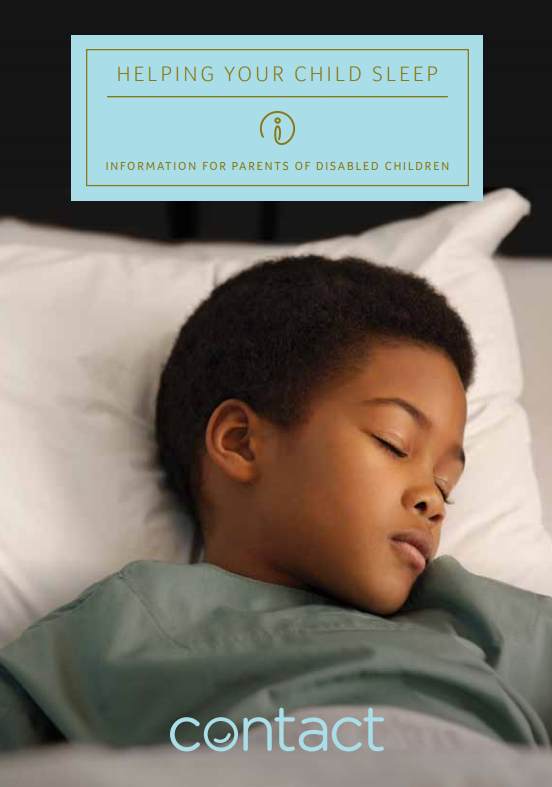 helping your child sleep guide front cover with sleeping child in bed